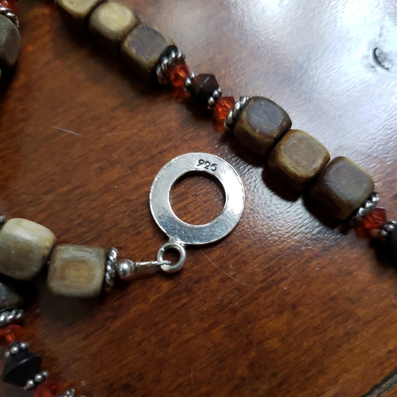 Morgan & Co Wooden Bracelet and Necklace - Picture 6 of 14